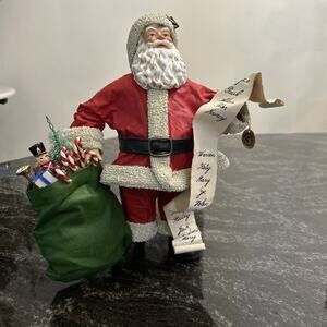 Clothtique Possible Dreams Santa Checking his List Figure 1992